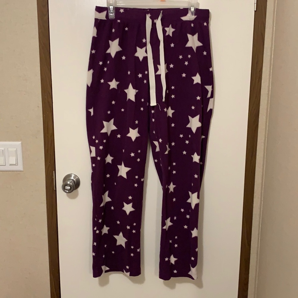 fluffy pajama pants.